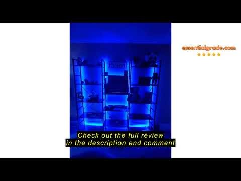 Review HAMRVL 10pcs Led Aluminum Channel Corner Kit Black for Led Strip Lights L Shape 90 Degree Con