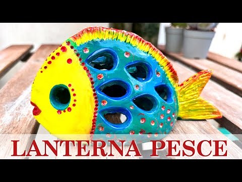 CERAMIC-LIKE FISH LANTERN beautiful and very easy (Home Decor/Creativity) Art for You