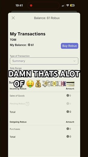 Easiest way to check your pending Robux