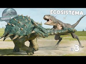 SALVAR a FAMILIA de BUMPY! SIMULÉ un ECOSISTEMA de DINOSAURIOS LIBRES en Jurassic World Evolution 3