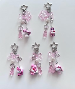 Hello Kitty Keychain - Hello Kitty Keyring - Hello Kitty Key Ring - Kawaii Keyring - Etsy