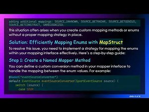 Mapping Enum Fields Efficiently with MapStruct in Java
