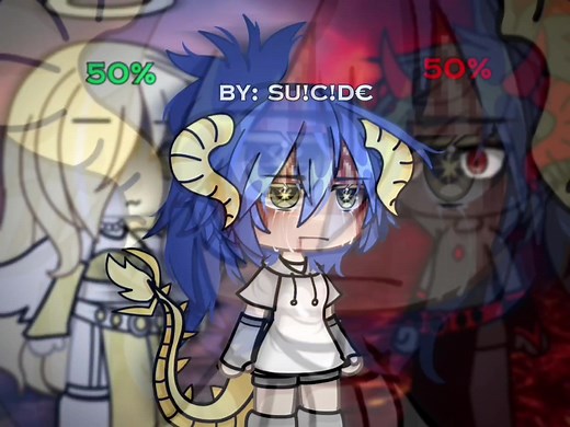 Fake Blood Prank with Atlas and Jenna | Gacha Life