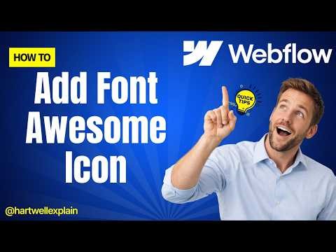 How to Add Font Awesome Icons v6 to Webflow in 4 Min 2026