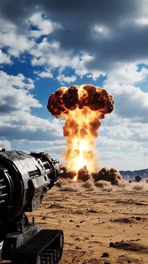 Witness the Power of a Futuristic Doomsday Cannon! 🔥 #military #shorts #viral