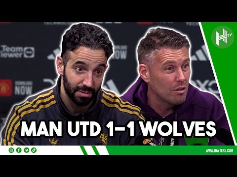 LIVE | Man Utd 1-1 Wolves | Ruben Amorim & Rob Edwards