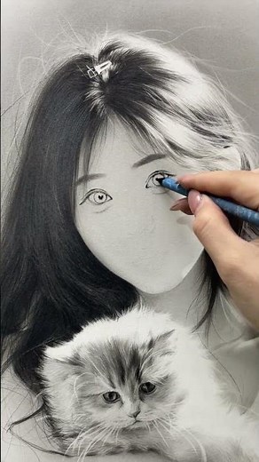 Perfect drawing cannot be without light! #drawing #charcoaldrawing #portraitdrawing #charcoalshading