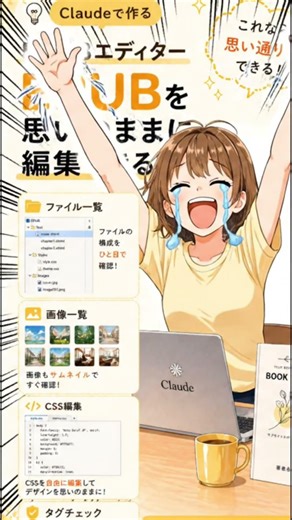 【Kindle作家専門】SigilのかわりになるEPUB編集ツールも、Claudeで作れた話