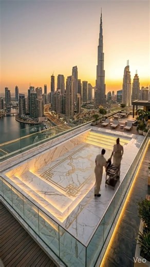 Billionaire Lifestyle Pool in Dubai 🔥 | Infinity Pool Reveal