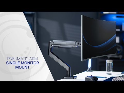 STAND-V101V Pneumatic Arm Single Ultrawide Monitor Desk Mount by VIVO