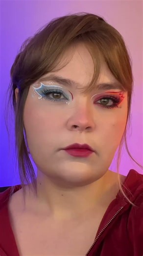 Icy-Hot makeup🔥🧊 #anime #mhacommunity #animemakeup #makeuplook #mha #shototodoroki