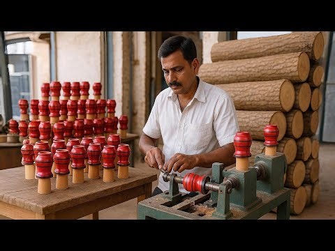 How Wooden Candle Stand Are Made | Full Factory Process