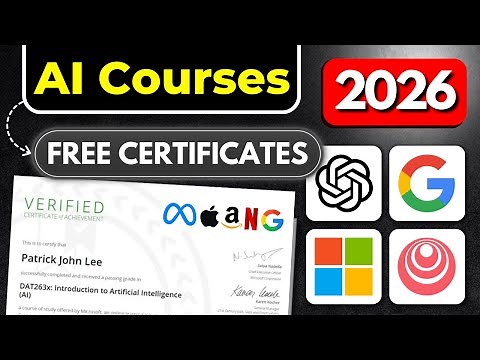 5 FREE AI Courses with Free Certificates | AI Courses for FREE in 2026