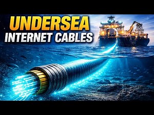 How the Internet Travels Under the Ocean | Undersea Cable Installation