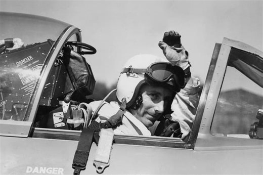 The day the world air speed record was broken on the Sussex coast by a 'rock star' of his day