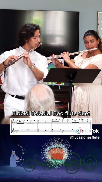 Flute Duet of Bibbidi-Bobbidi-Boo from Cinderella