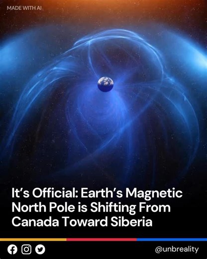Scientists from NOAA and the British Geological Survey have released an updated World Magnetic Model that recalibrates where compasses and navigation systems point toward magnetic north. Unlike the fixed geographic North Pole, magnetic north constantly shifts because of turbulent flows of molten iron and nickel deep inside Earth’s core. For centuries it drifted slowly across Canada, but over the last two decades its movement dramatically accelerated toward Siberia. At its peak, the magnetic nort