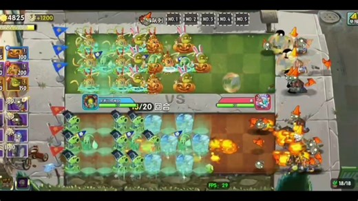 植物大战僵尸2Pvz2双人对决.火把的代码