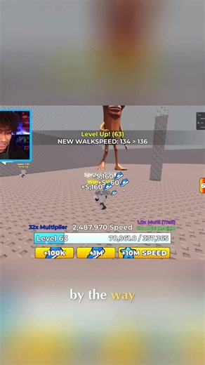 Roblox Runner: Speed, Surprises, and a Monster Tongue! #shorts