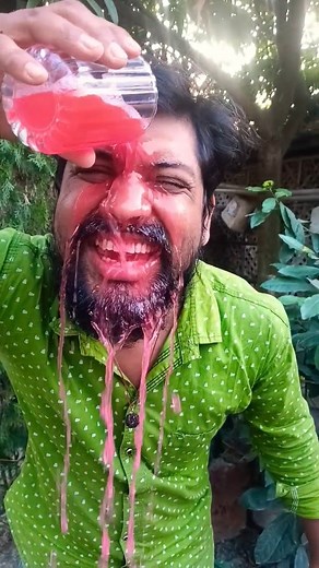 Grandpa & Grandson Color Water Prank 😂 | Papi Papi Funny Reaction