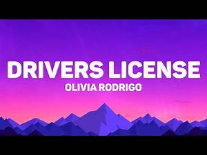 Olivia Rodrigo - Drivers License (Lyrics)
