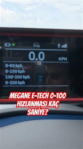 RENAULT MEGANE E-TECH HIZLANMASI NASIL?🏎️ #shorts