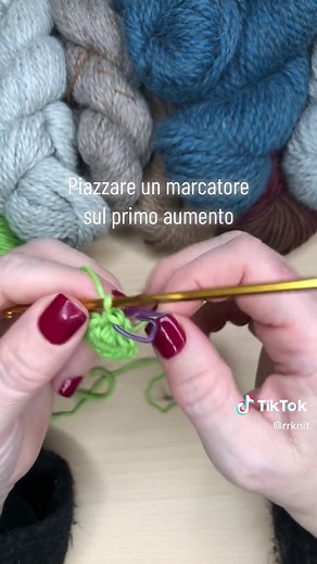 RRKNIT- All’uncinetto Il cerchio a spirale Parte 1#uncinetto #cerchioaspirale #crochet