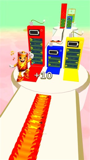 Funny Battery run gameplay level 38 #shots #gaming #batteryrun