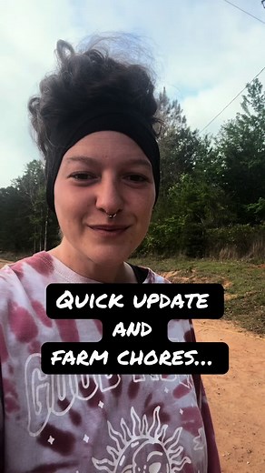 ⚠️ Quick update ⚠️ Here is a quick update on the sinking sand and come with us to do farm chores! #farm #texas #quicksand #fyp #update