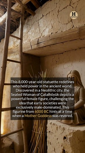 This 8,000-year-old figurine redefines who held power in the ancient world. #ancienthistory #archaeology #historyfacts | Historix
