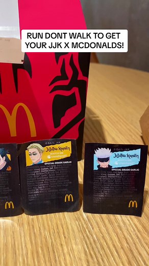 Get Your JJK X McDonald's Anime Merchandise Now!