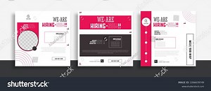 We Hiring Job Vacancy Social Media Stock Vector (Royalty Free) 2266639749 | Shutterstock