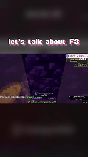 Understanding F3 in Minecraft for Speedrunners