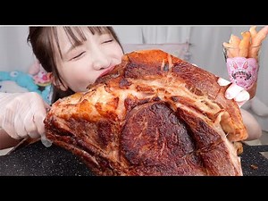 【大食い】巨大骨付きトマホークステーキ【ASMR】