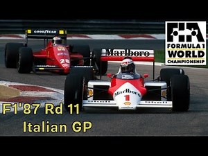 1987 F1 Season - Rd 11 - Italian Grand Prix