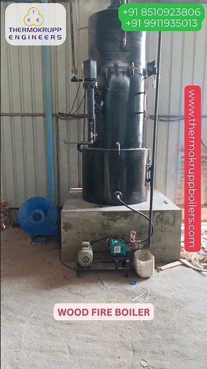 400kg/hr Wood Fire Boiler Installation & Commissioning ✅