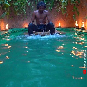 Building the King swimming pool in Forest | Jungle Survival