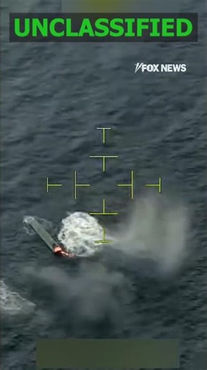 WATCH: US forces carry out strike on another alleged narco-terrorist vessel #shorts #foxnews #news