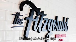 3d Letters Business Signs logo Indoor Restaurant Store Front Shop Wall Sign Stainless Steel Letter Outdoor Customized Metal logo