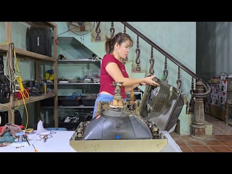 Full video on how to make rectifier, make generator, repair fan and tv / Hải daily life