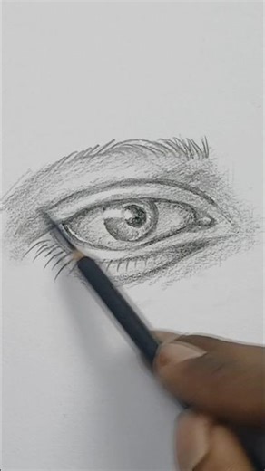 EASIEST WAY to DRAW EYES!!🔥😱👀✨️ #art #viral #eyes