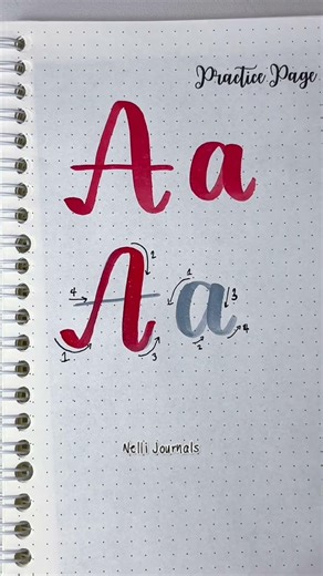 Let's learn to write Letter A in calligraphy ✍️ #tracingletters #shorts