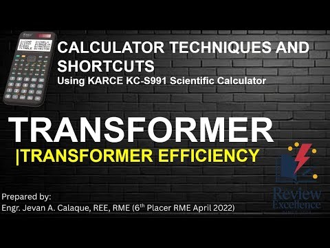 Calculator Techniques - Transformer| Transformer Efficiency