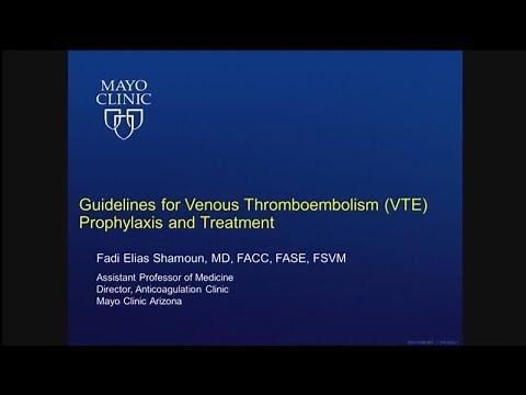 Guidelines for Venous Thromboembolism Prophylaxis and Treatment by Fadi Elias Shamoun, MD | Preview