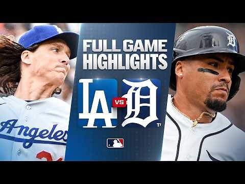 DODGERS vs. TIGERS: Official Full Game Highlights (August 30) | 2026 MLB Season