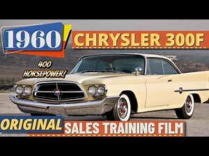 LOST RARE 1960 CHRYSLER 300F COLOR SALES VIDEO