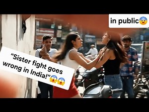 Girl Fight in Public Market 😳 | Real Footage | India Street Drama 🔥