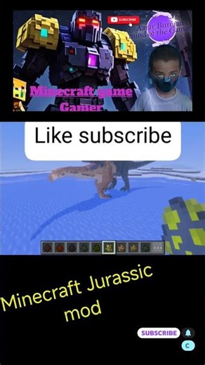 Minecraft Gets a HUGE Jurassic Mod Addition! #gaming #shorts #ytshorts #youtubeshorts #foeyoupage