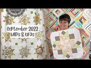 September 2022 WIPs | STRING STAR QUILT | Ruby Strings Quilt