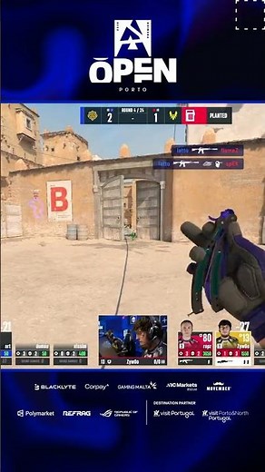 latto Gets an Ace and Wins the 1v3 Clutch in the Same Round #blast #Open #cs #cs2 #csgo